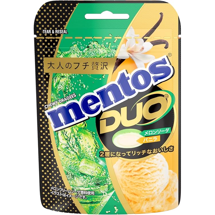 Amazon.co.jp: クラシエ メントスDUO ブラッドオレンジ＆ソーダ 45g×10